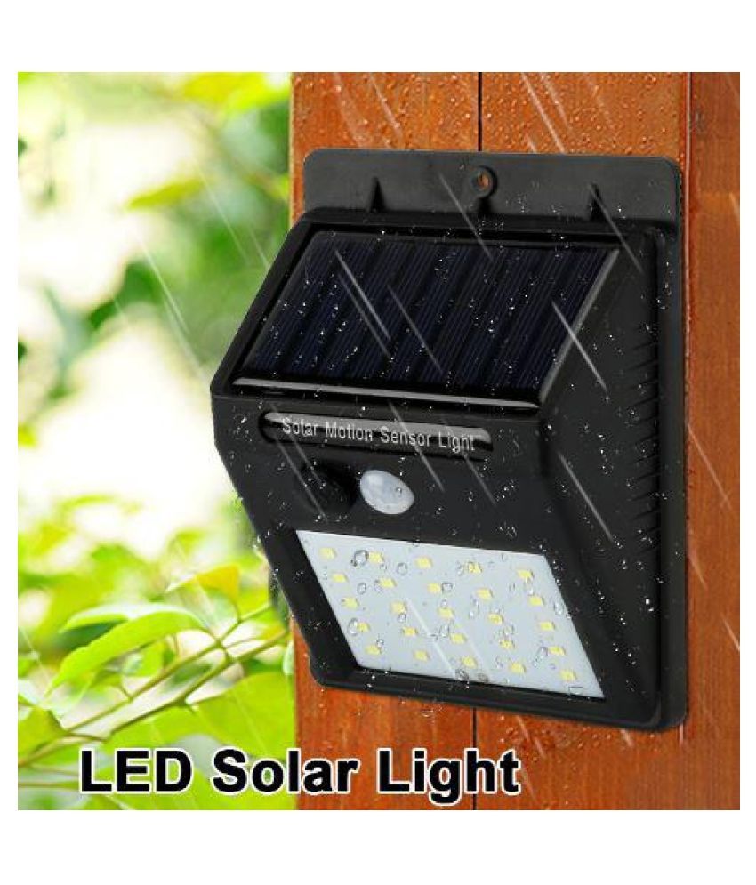 UniZoom Solar Motion Sensor Light 3.5W Solar Emergency Light Pack of