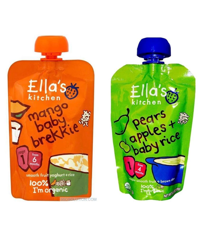 Ella's Kitchen Mangoe Baby Brekkie Snack Foods for 6 Months + ( 240 gm