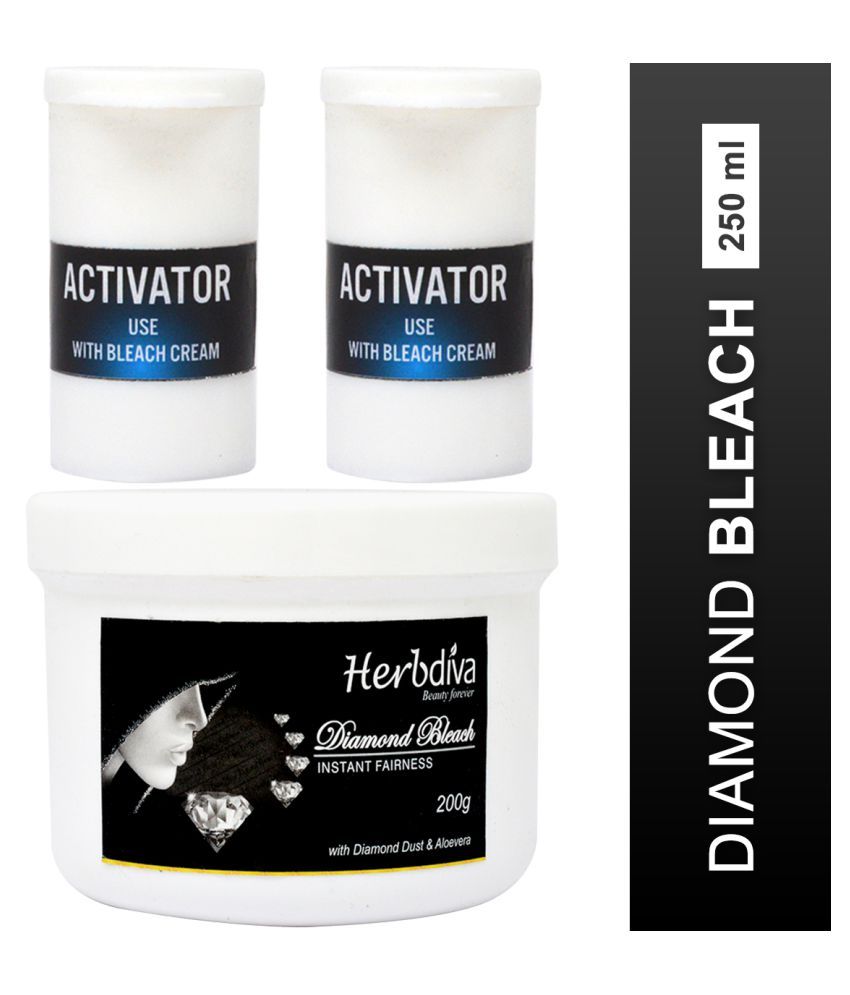 Herbdiva Diamond Bleach Cream With Instant Fairness Moisturizer 250 gm