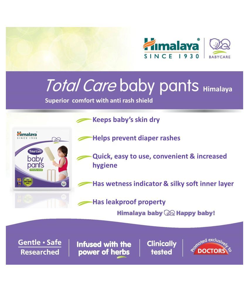 Himalaya Baby Total Pants Monthly Mega Box Pack ( Size XL, 54 Count x 3