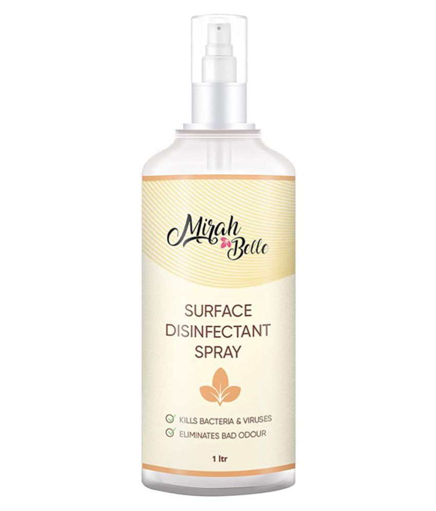 Mirah Belle - Surface Disinfectant Spray (500 ML) - Hard and Soft Surfaces - Advanced Cleaner and Sanitizer - Best for Home, Offices, Door Handles, Cars and Bathrooms