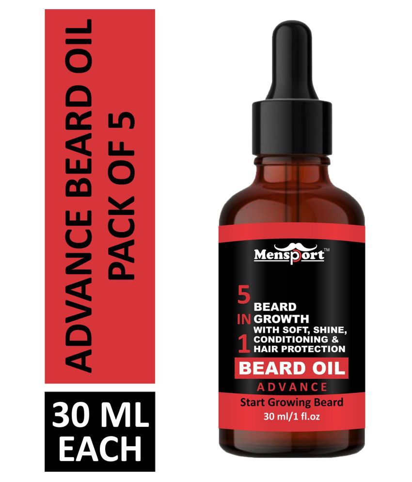 Mensport  Advance  Beard Oil (5 IN 1) 150 ml Pack of 5
