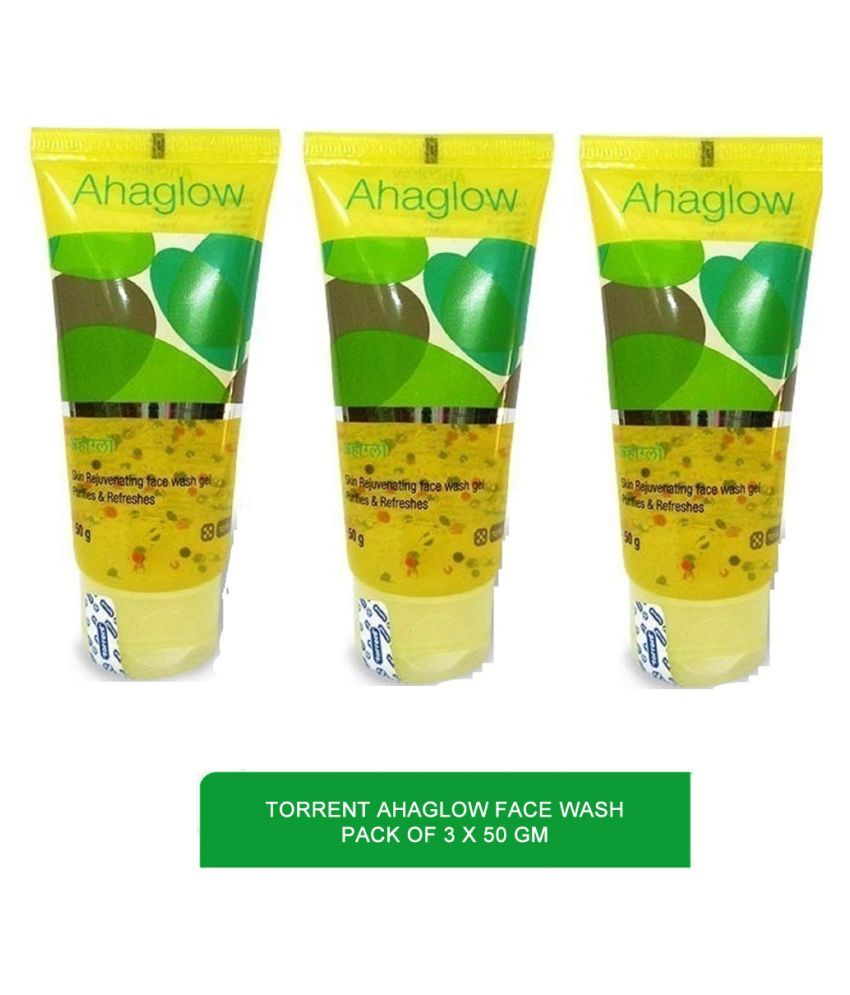 Ahaglow Face Wash 50 mL Pack of 3 Buy Ahaglow Face Wash 50 mL Pack of 3 at Best Prices in India