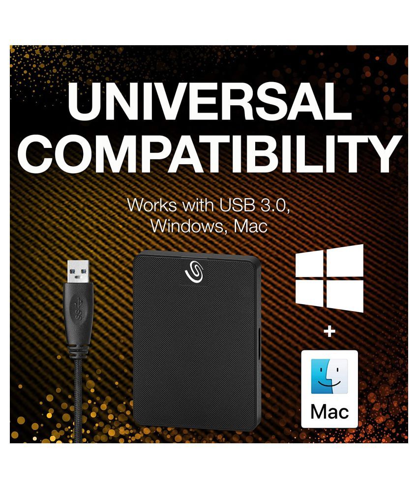 Seagate Expansion SSD 1 TB External Solid State Drive Portable USB 3.