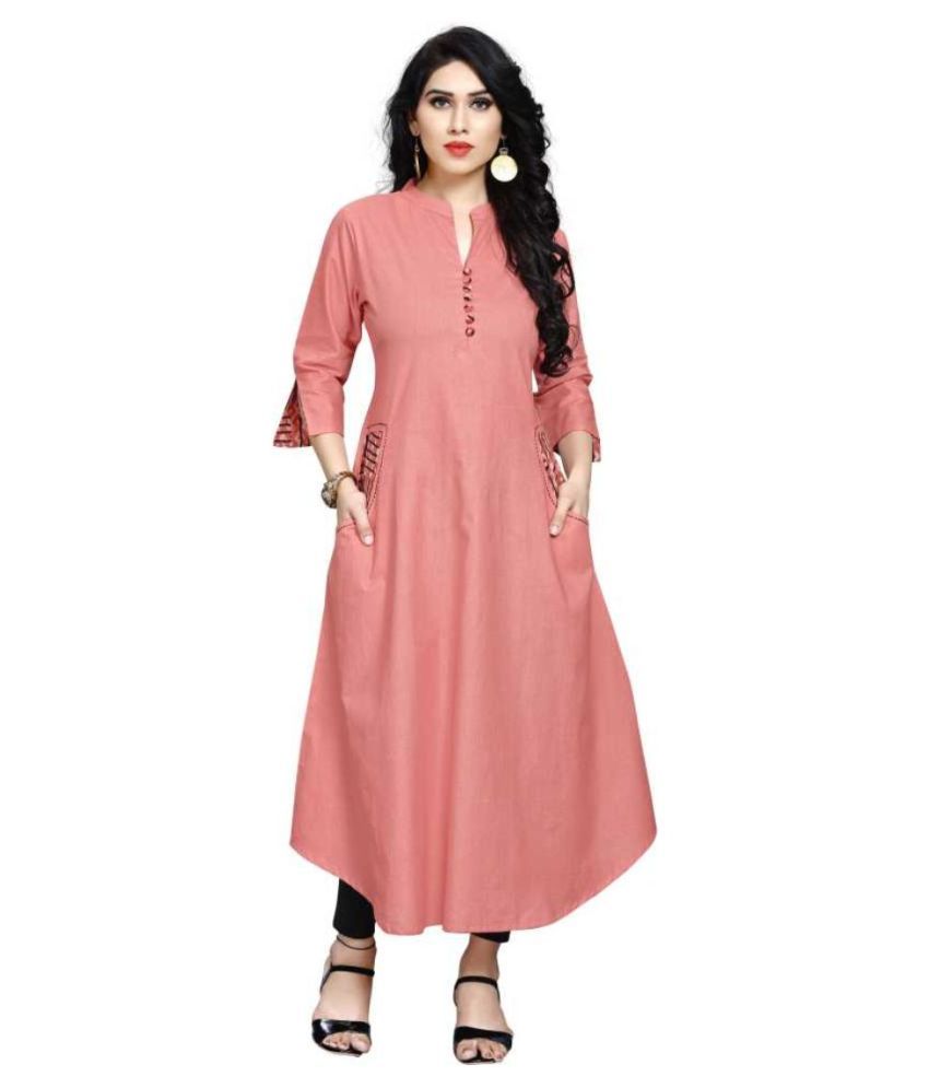 cotton frock style long kurtis