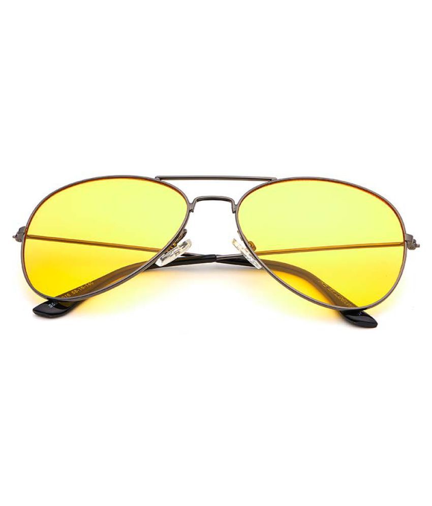 Coolwinks Yellow Aviator Sunglasses Cw S59c6016 Buy Coolwinks Yellow Aviator 6395