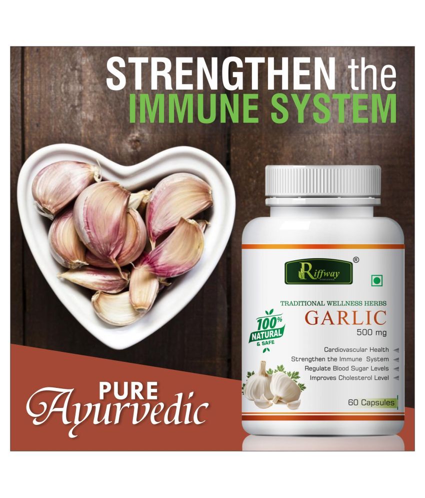 Natural Garlic regulate blood sugar level Capsule 60 no.s Pack Of 1