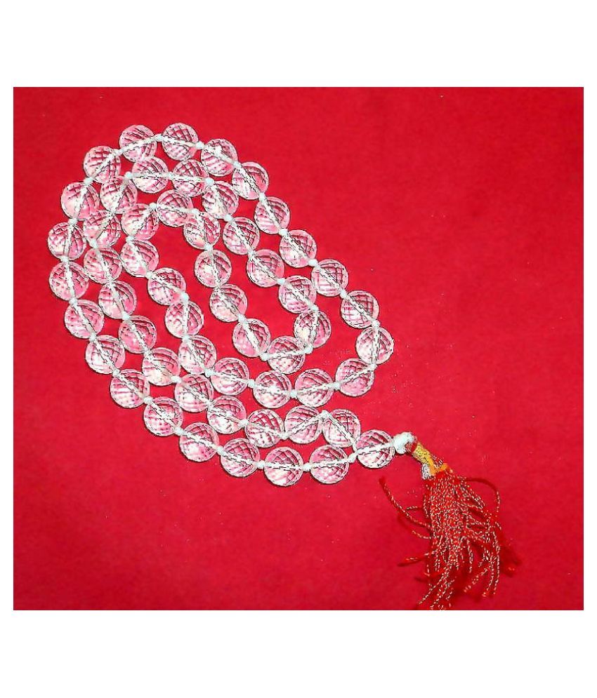     			Vastu Samadhan Sphatik Mala 8 M.M Round 108+1 Beads