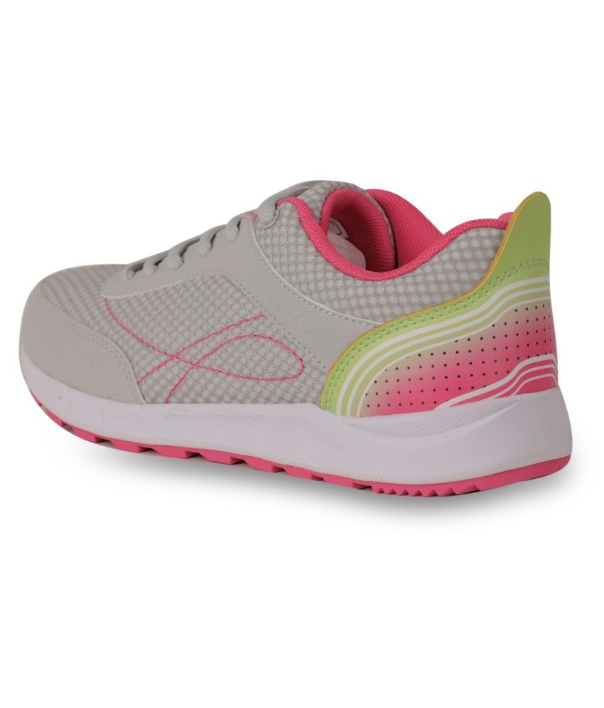 pink walking sneakers