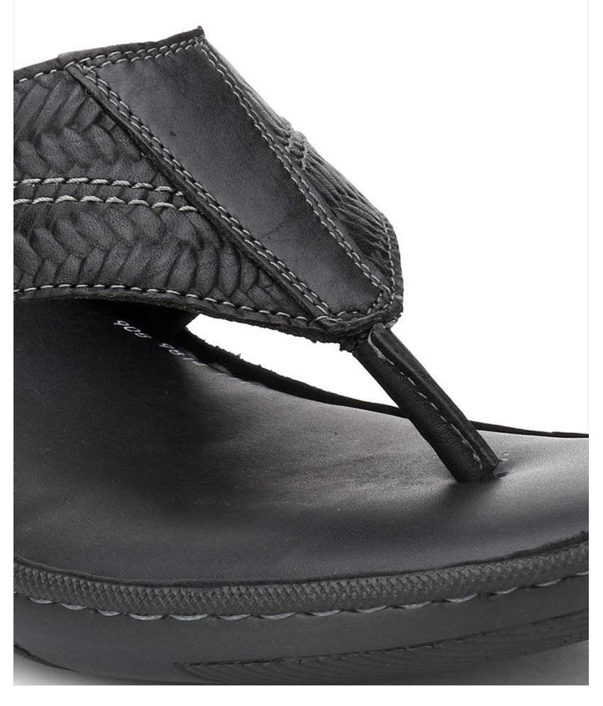 hitz black leather sandals