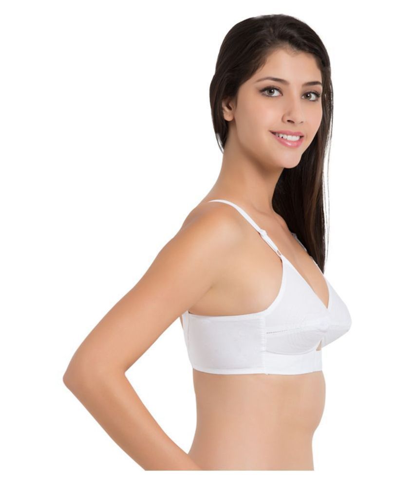 Buy Sofiyaa Cotton Vintage Bra White Online at Best Prices in India