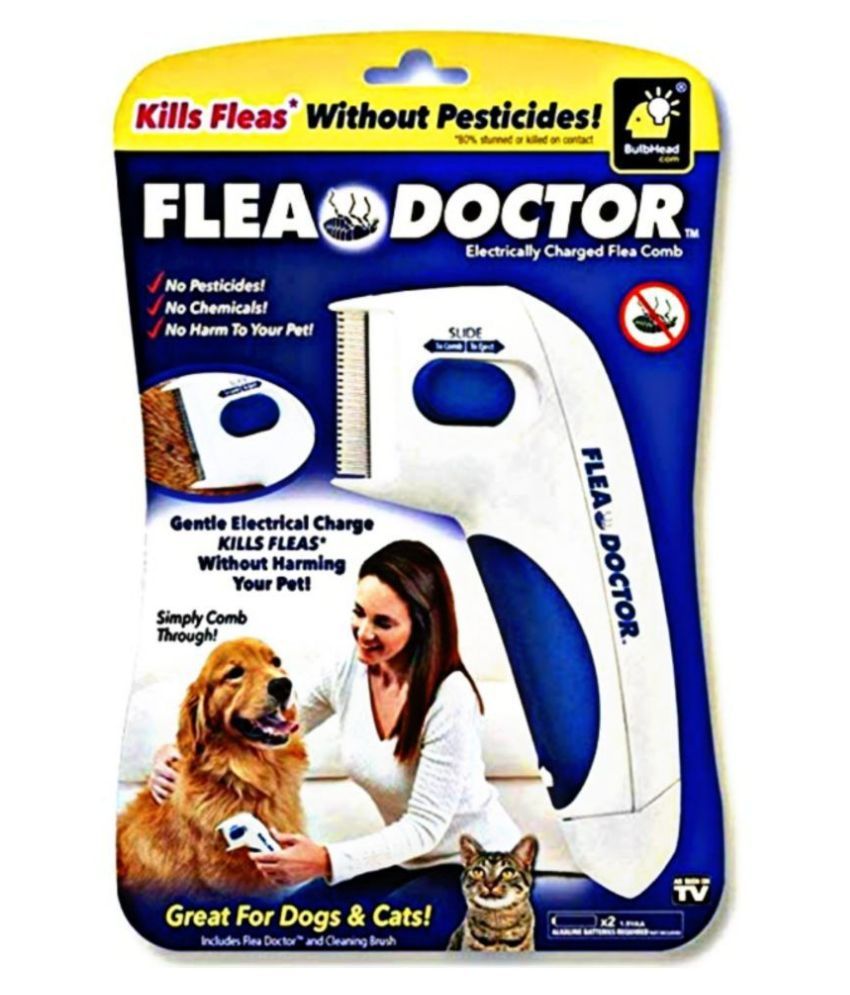 Flea Doctor Electronic Flea Comb for Pets, Dogs, Cats Without