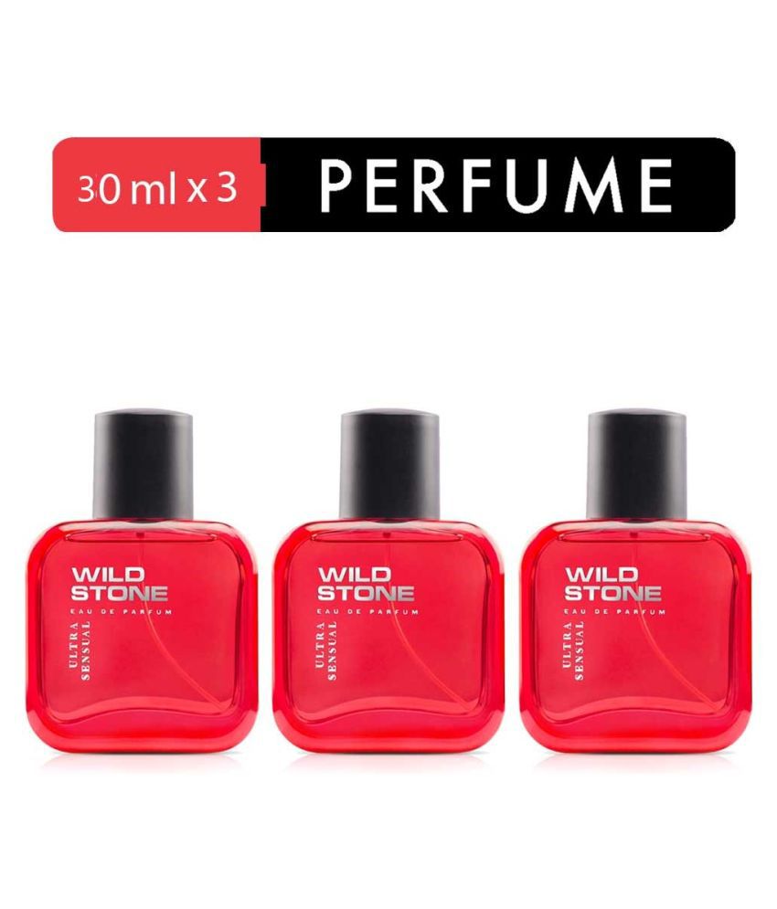     			Wild Stone Ultra Sensual (30 ml each) Eau de Parfum - 90 ml (For Men)