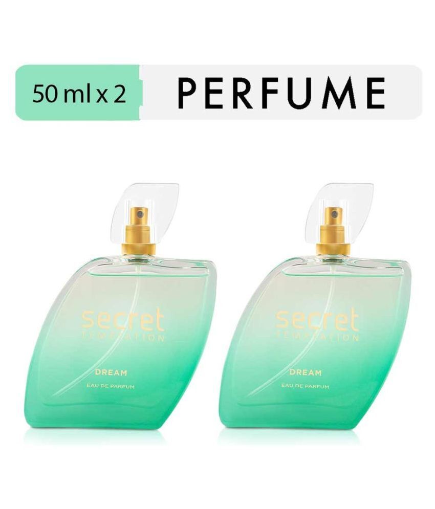     			secret temptation Dream EDP - 50 ML (Pack of 2) Eau de Parfum - 100 ml (For Women)