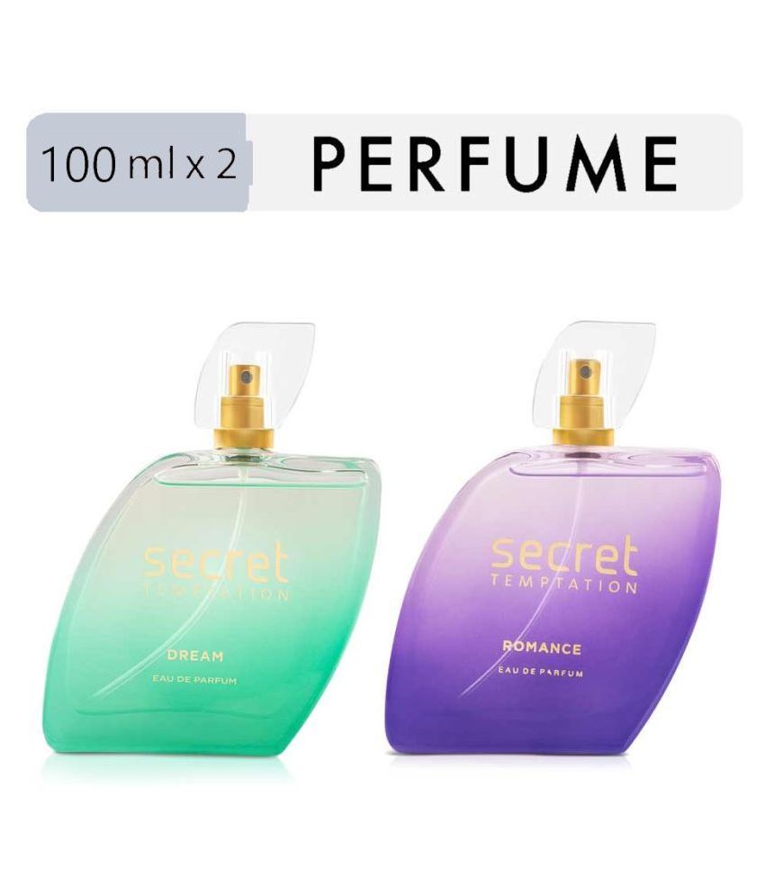     			Secret Temptation Dream and Romance Perfume for Women, Pack of 2 (100ml each)