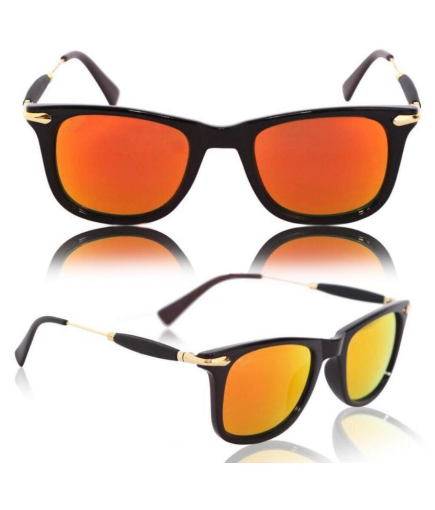 BAJERO - Orange Square Sunglasses ( 2148 ) - Buy BAJERO - Orange Square ...