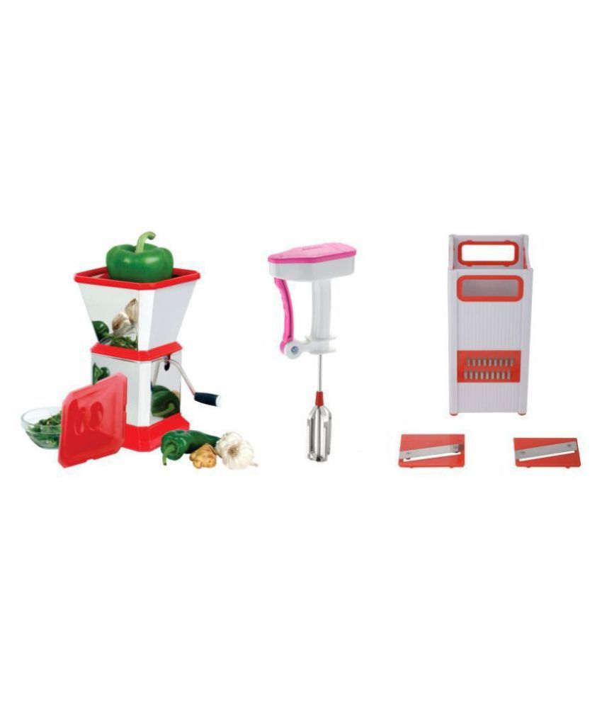 Leoneel Kitchen Combo Steel Chilly Cutter, Power free hand blender, 6