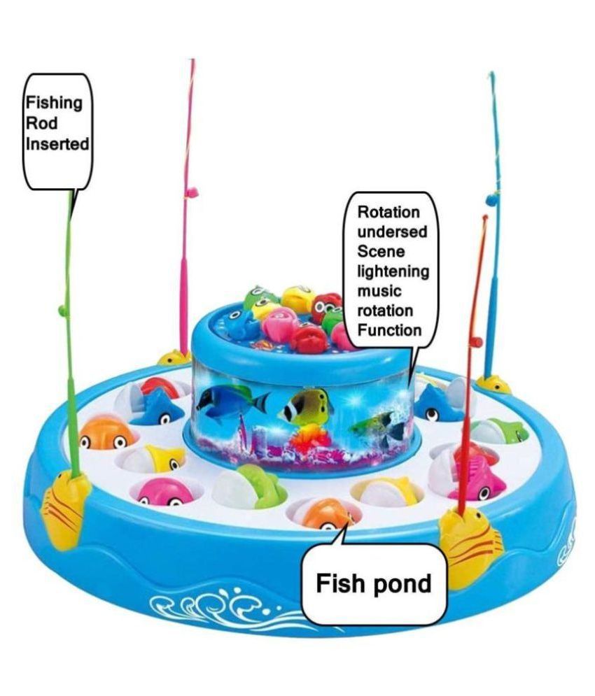 Bright Color Magnetic Fishing Game