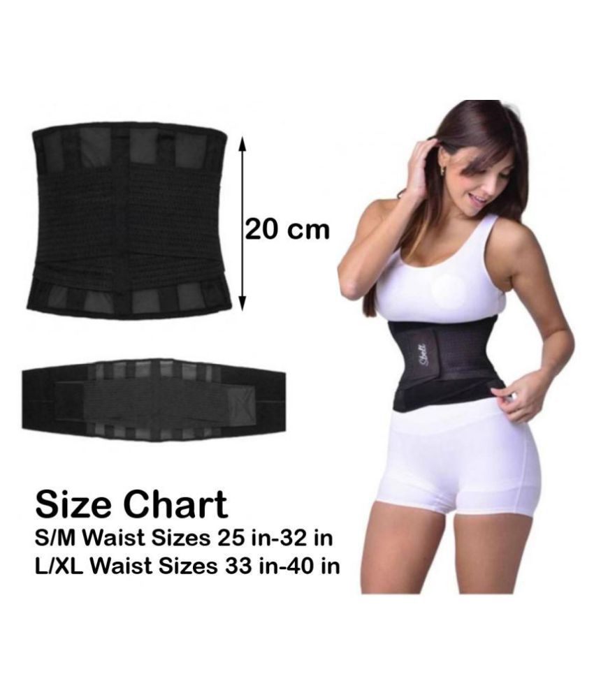 Jm SIZE S-M Belly Tummy Slimming Waist Trimmer Belt Back ...