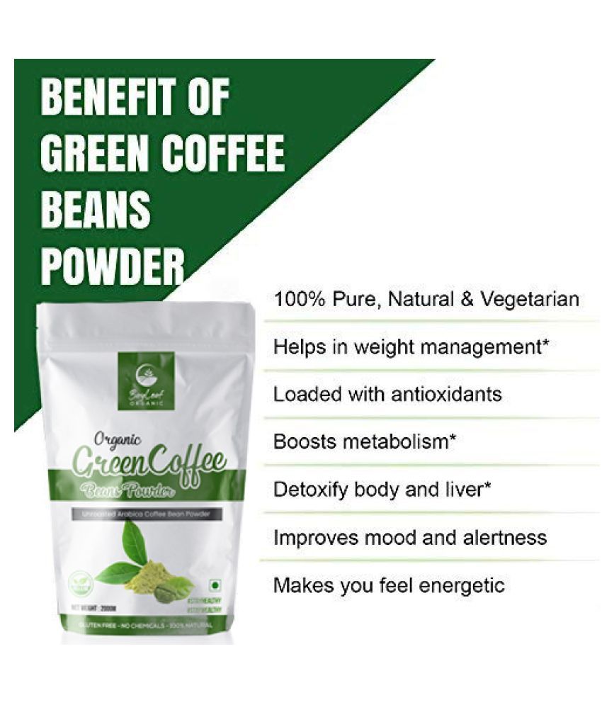 BayLeaf Organic Green Coffee Beans Powder 100 gm Unflavoured Single