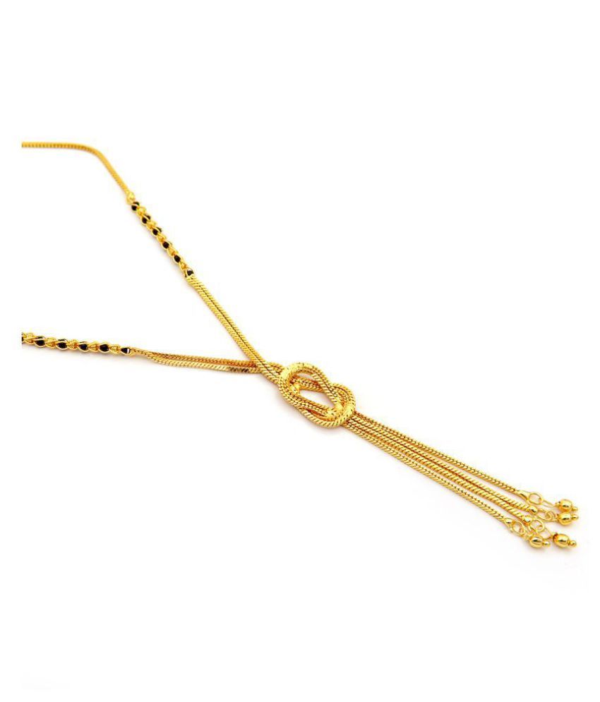 Ambika Womens Pride Gold Plated Mangalsutra For Women Buy Ambika