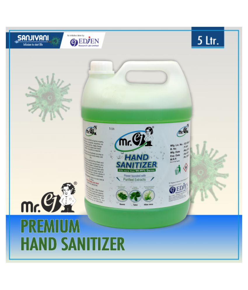 Mr.ej Hand Sanitizer 5000 mL Pack of 1: Buy Mr.ej Hand Sanitizer 5000 ...