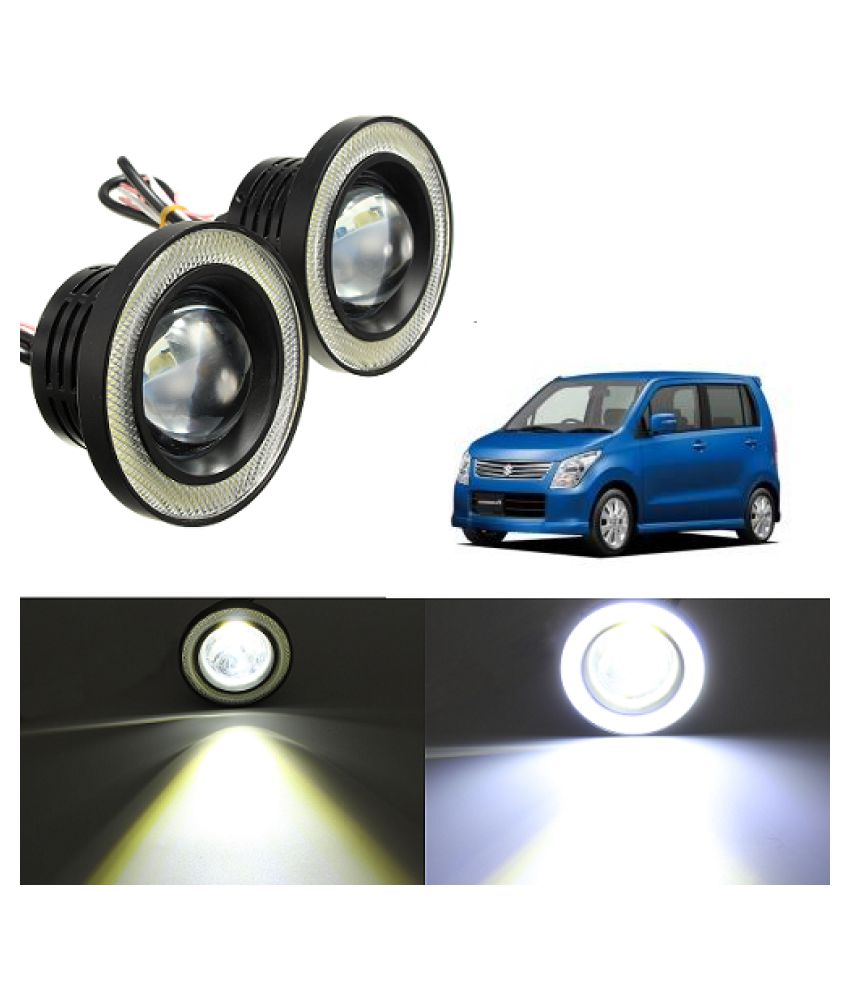 After Cars Fog Light, Angel Eye Fog Lamp for Maruti Suzuki Wagon R 2015