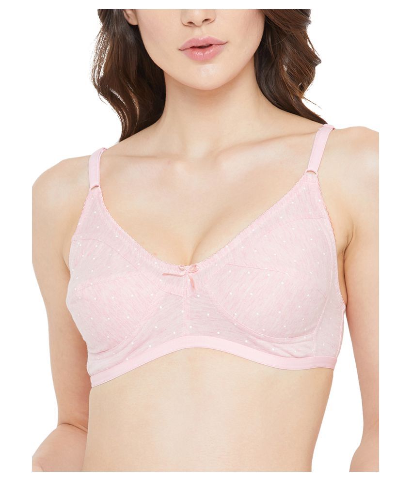     			Clovia Cotton Everyday Bra - Pink