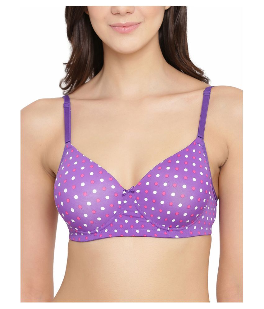     			Clovia Polyamide Women's T-Shirt Bra ( Purple )