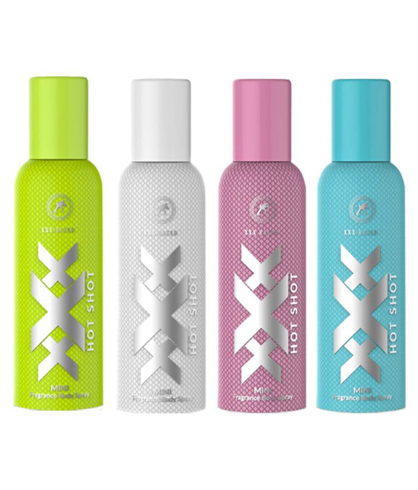 Xxx Rated Women Daily Use Deodorant Spray 100 Ml Pack Of 4