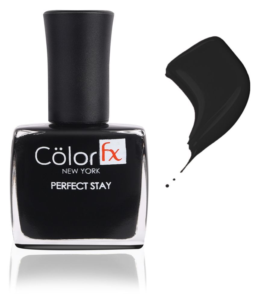     			Color Fx Nail Polish BLACK Glossy 9 mL