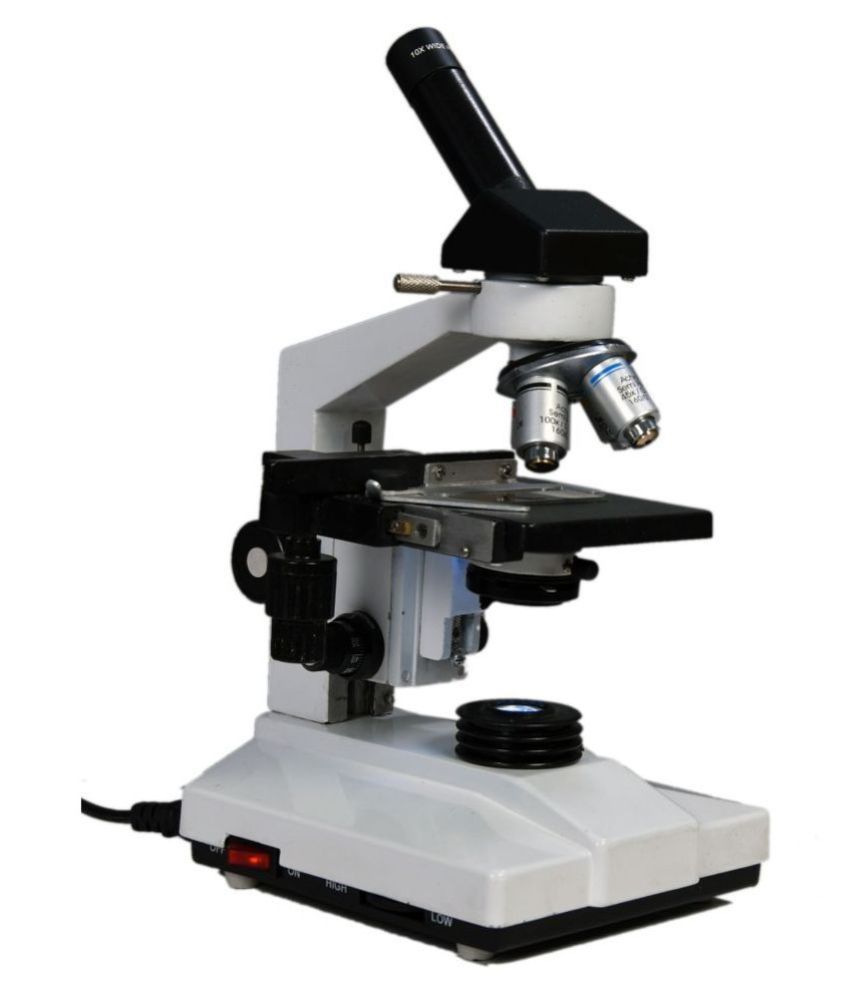 FOCUS Monocular Student Compound Microscope With Semi Plan Achro