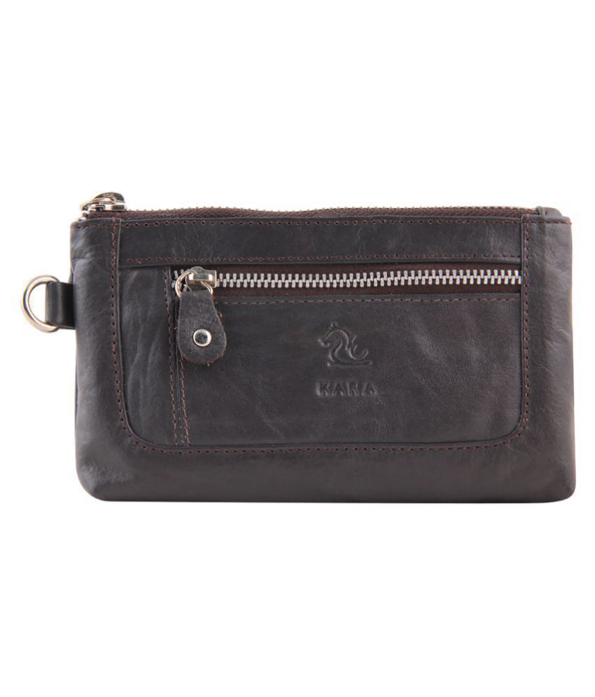     			Kara Brown Pure Leather Handbags Accessories