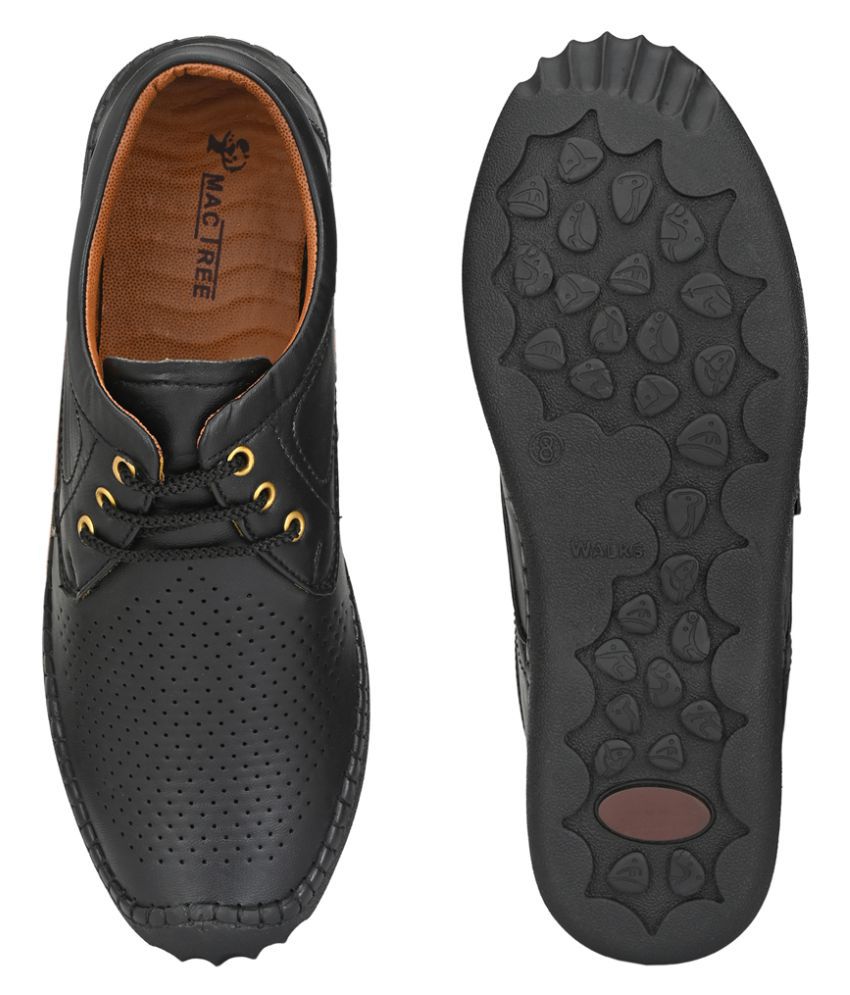Mactree Black Casual Shoes - Buy Mactree Black Casual Shoes Online at ...