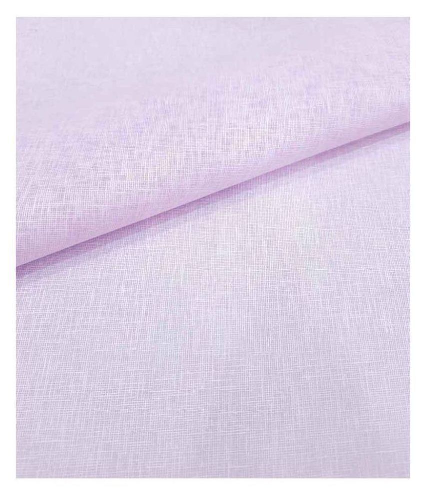     			Siyaram Purple Cotton Blend Unstitched Shirt pc