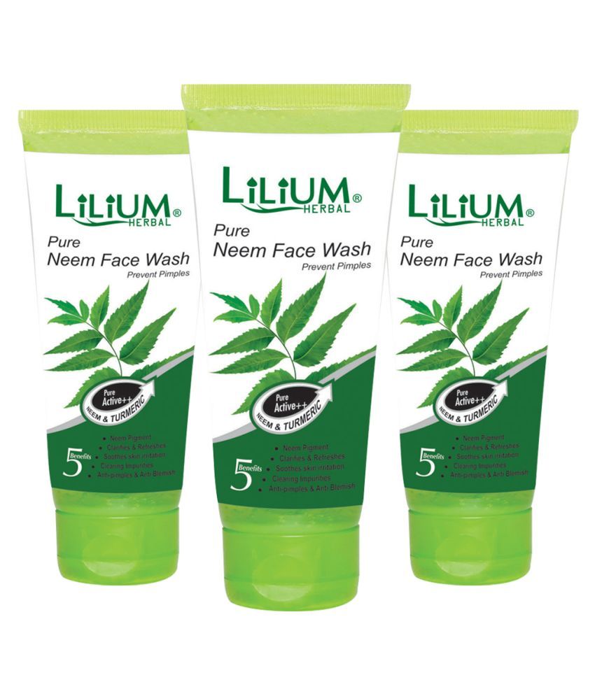 lilium neem face wash