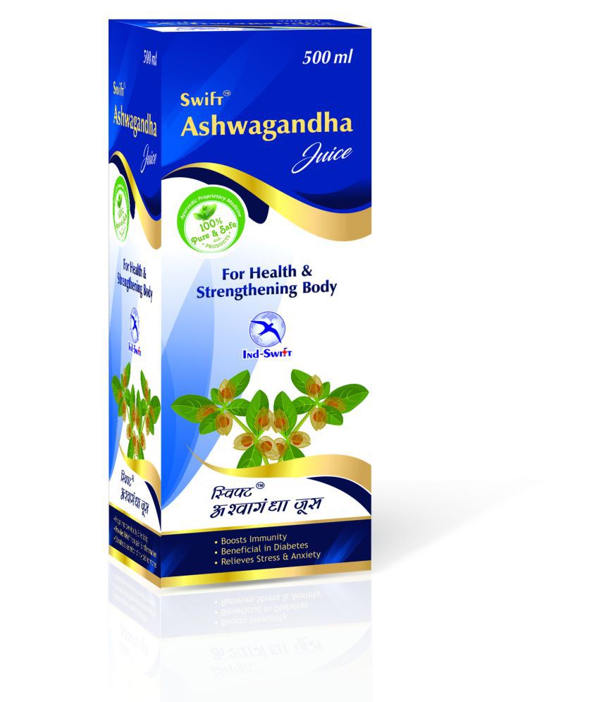 Ind-Swift Ashwagandha Juice-Immunity Booster Liquid 500 ml Pack Of 1