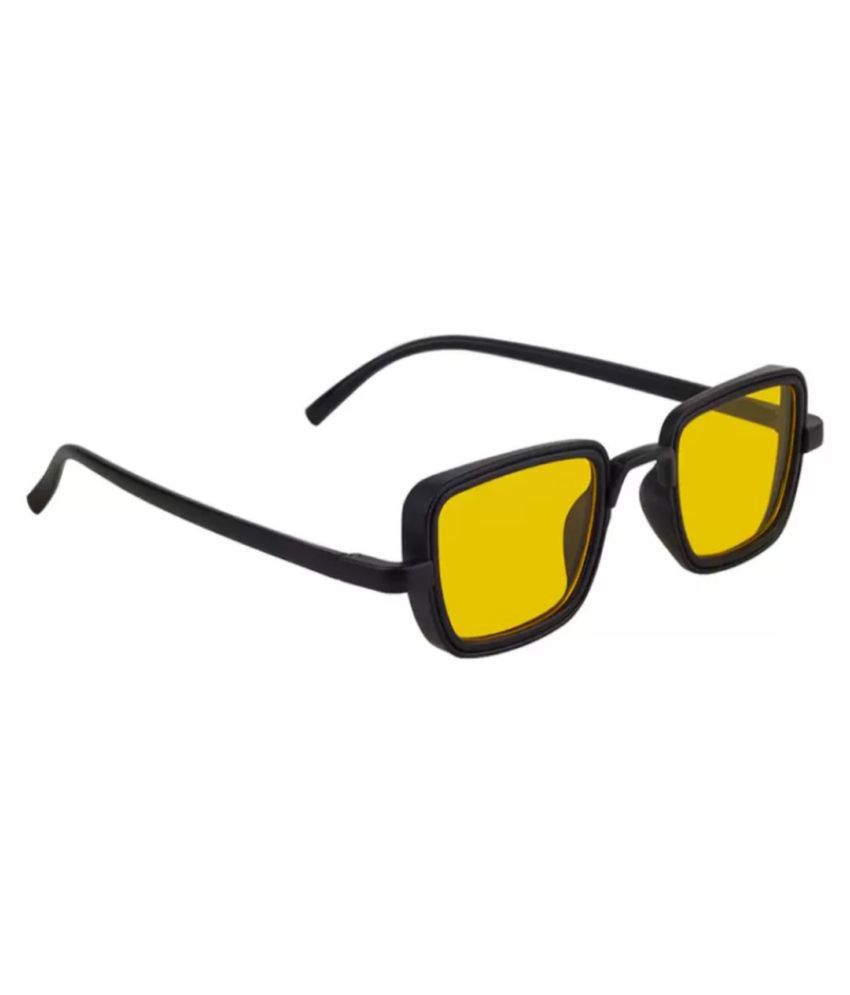Beboss - Yellow Square Sunglasses ( KBR-002 ) - Buy Beboss - Yellow ...