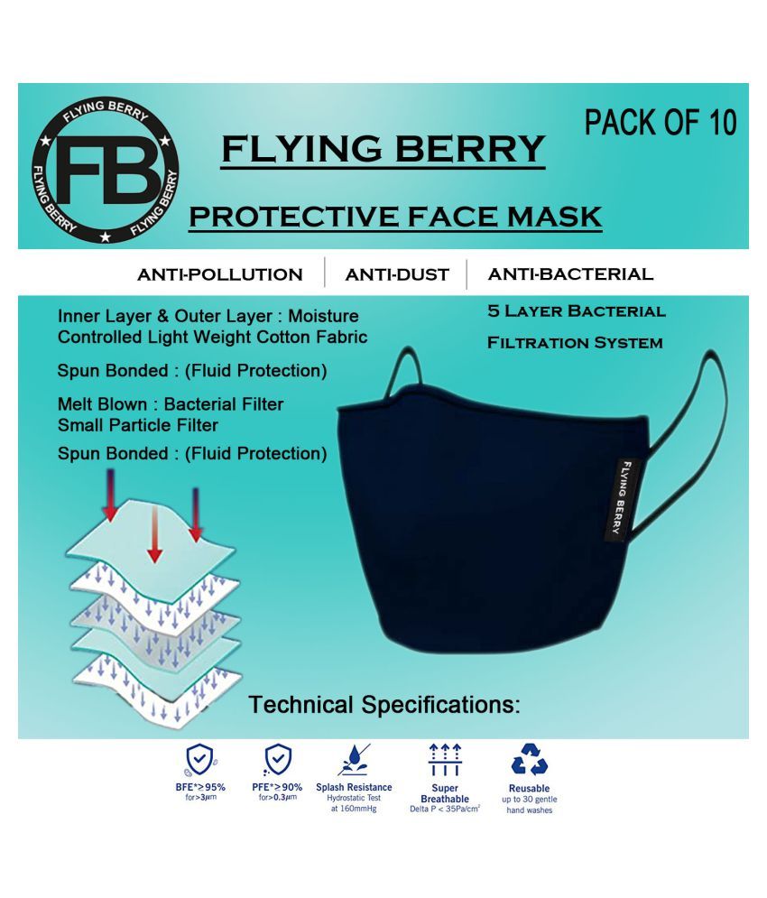 Flying Berry N95 Comfortable Anti Pollution Face Mask Premium Quality