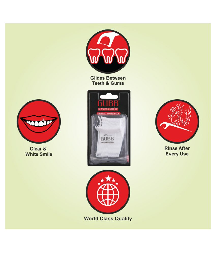 Gubb Dental Floss pack of 24 Floss Pick 24 Pcs Pack of 2 Buy Gubb