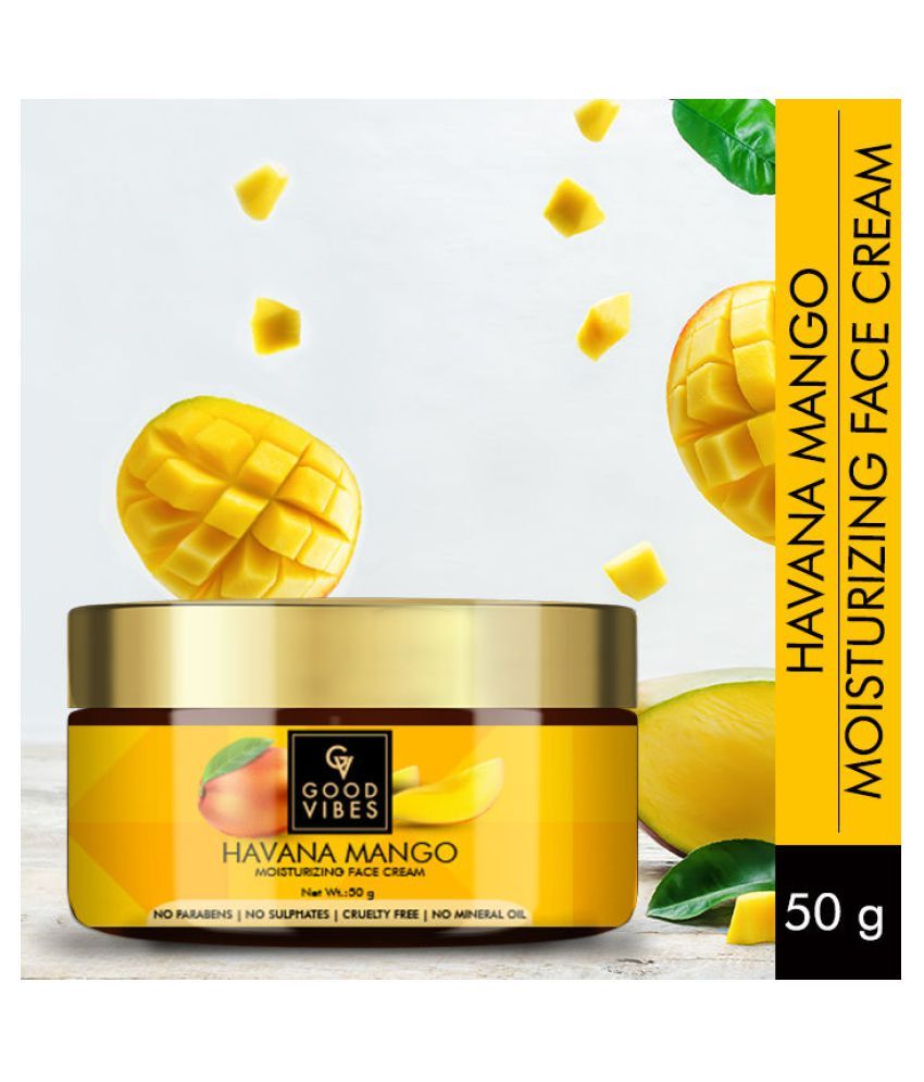 Good Vibes Moisturising Face Cream Havana Mango (50 g) Buy Good