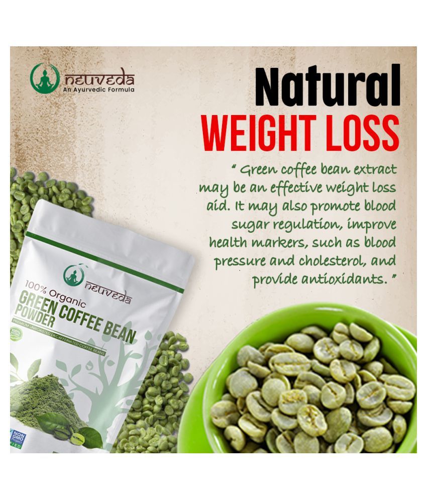 Neuveda Natural & Organic Green Coffee Bean Powder 100 gm Unflavoured