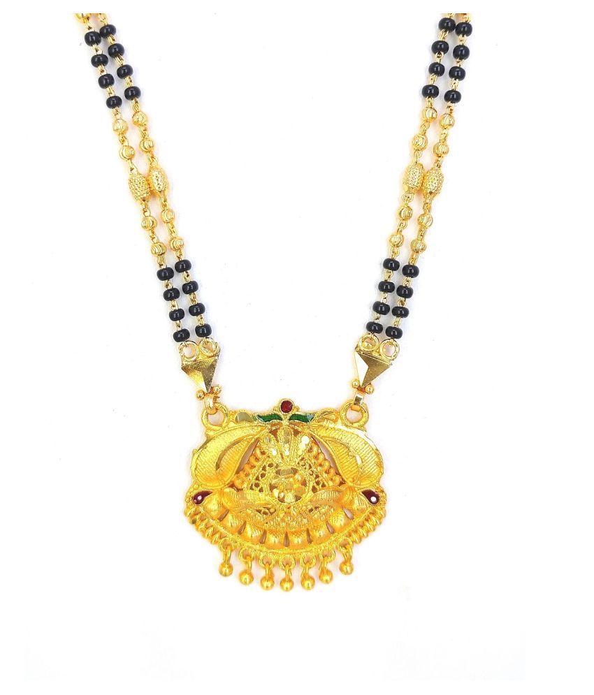     			Soni - Golden Mangalsutra ( Pack of 1 )