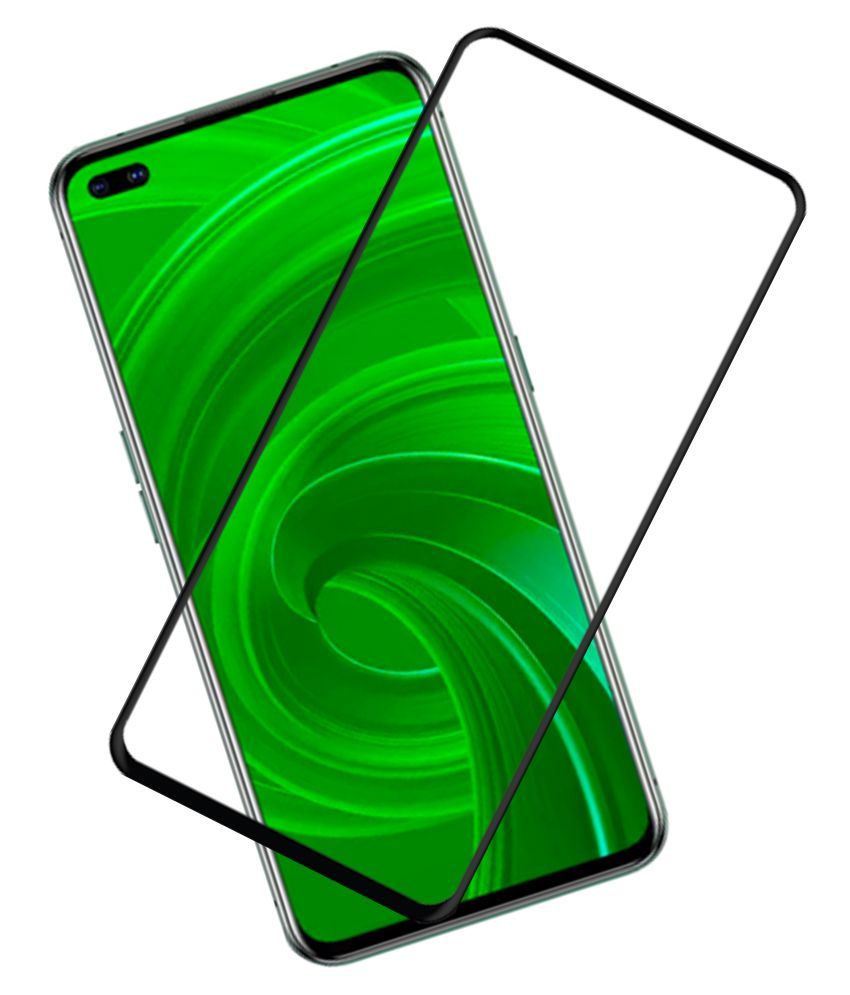 Realme X50 Pro Full Glue Tempered Glass Screen Guard By VE 6D TEMPERED