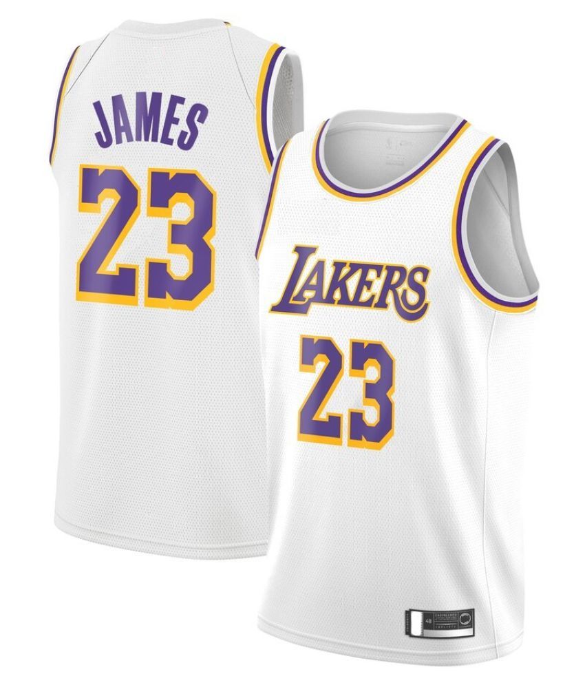 lakers lebron white jersey