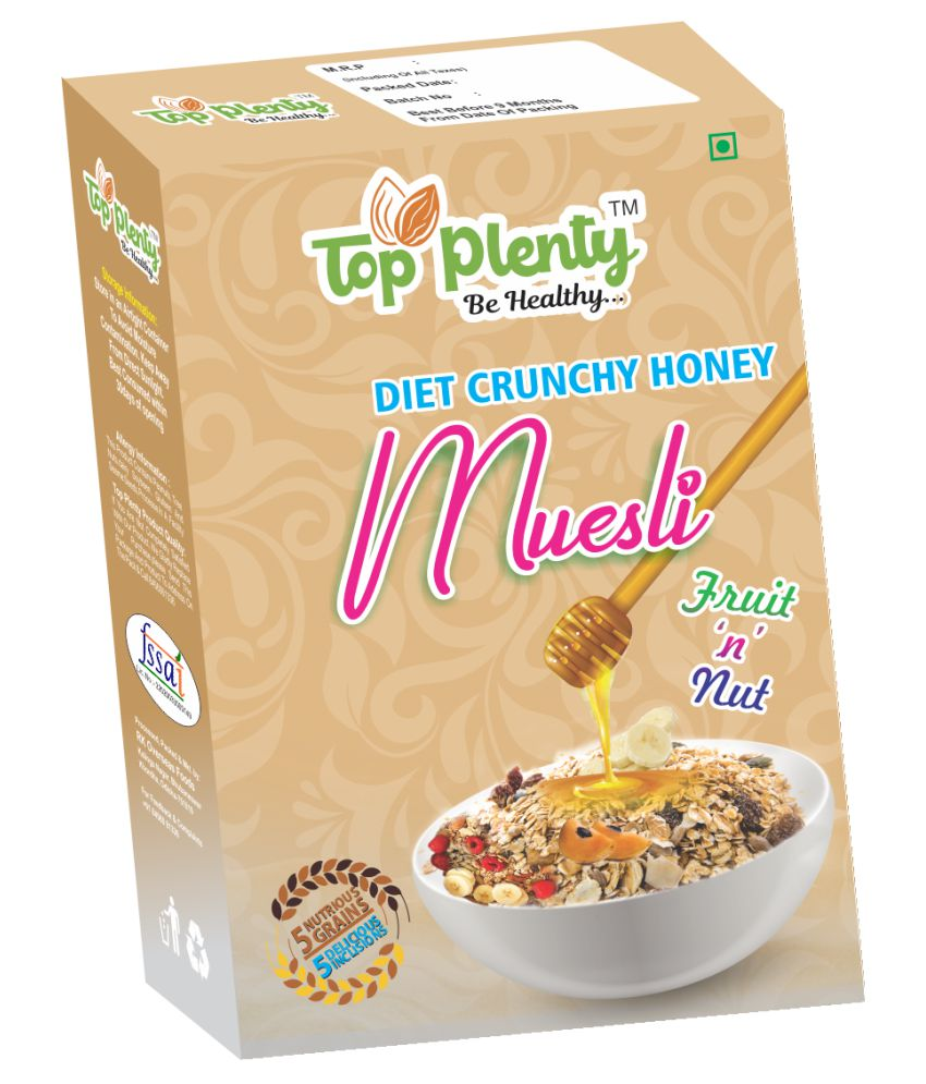 Top Plenty Fruits N Nut Honey Muesli Muesli 500 gm Buy Top Plenty