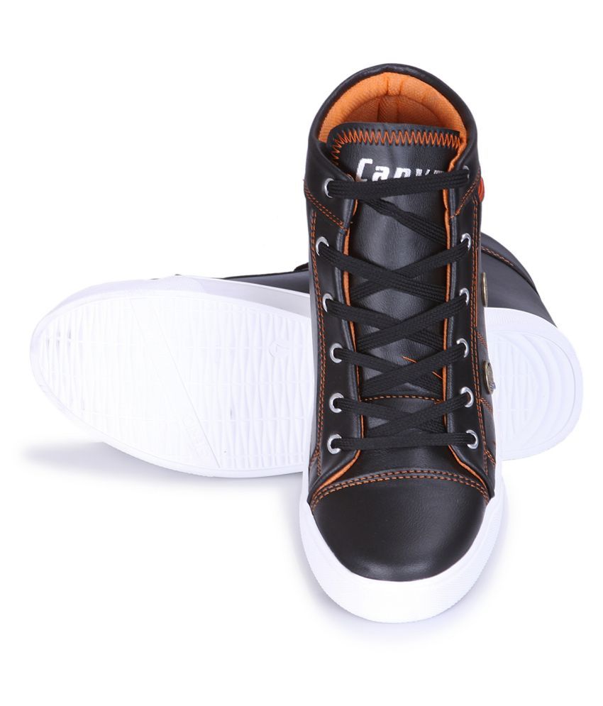 PARIS BOY PREMIUM SPORTS SHOES Sneakers Black Casual Shoes