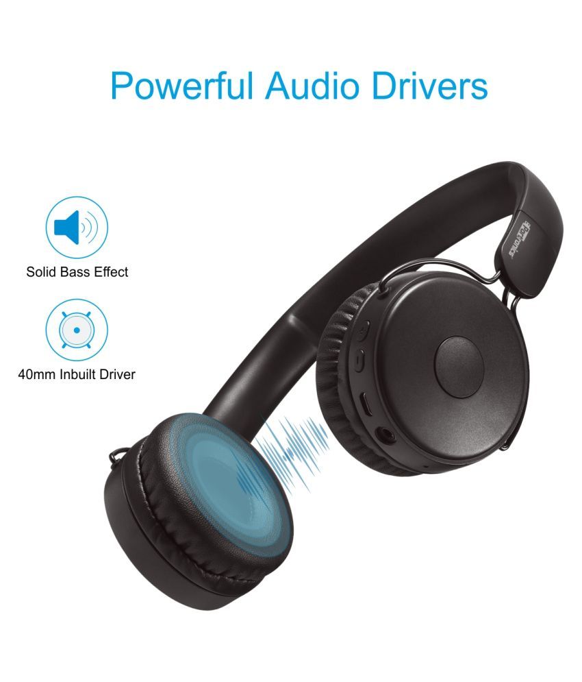 Portronics Muffs M Over Ear Wireless With Mic Headphones/Earphones