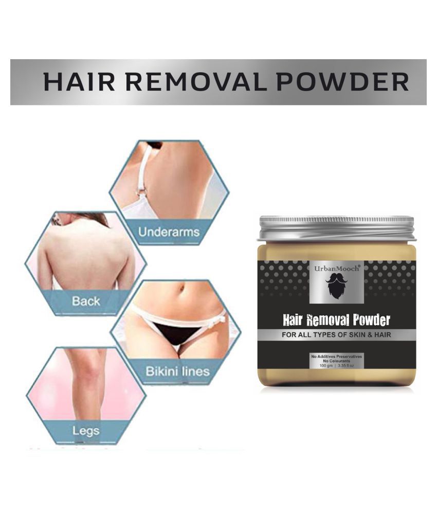 Buy UrbanMooch Hair Removal Powder For Skin, Removing Hair Removal Powder  hair & All Hair Body Parts For Easy Remove 100 g Online at Best Price in  India - Snapdeal