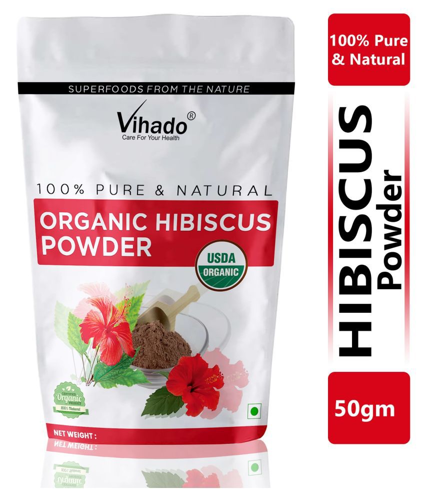     			Vihado Organic Pure Hibiscus Powder Hair Scalp Treatment 50 g